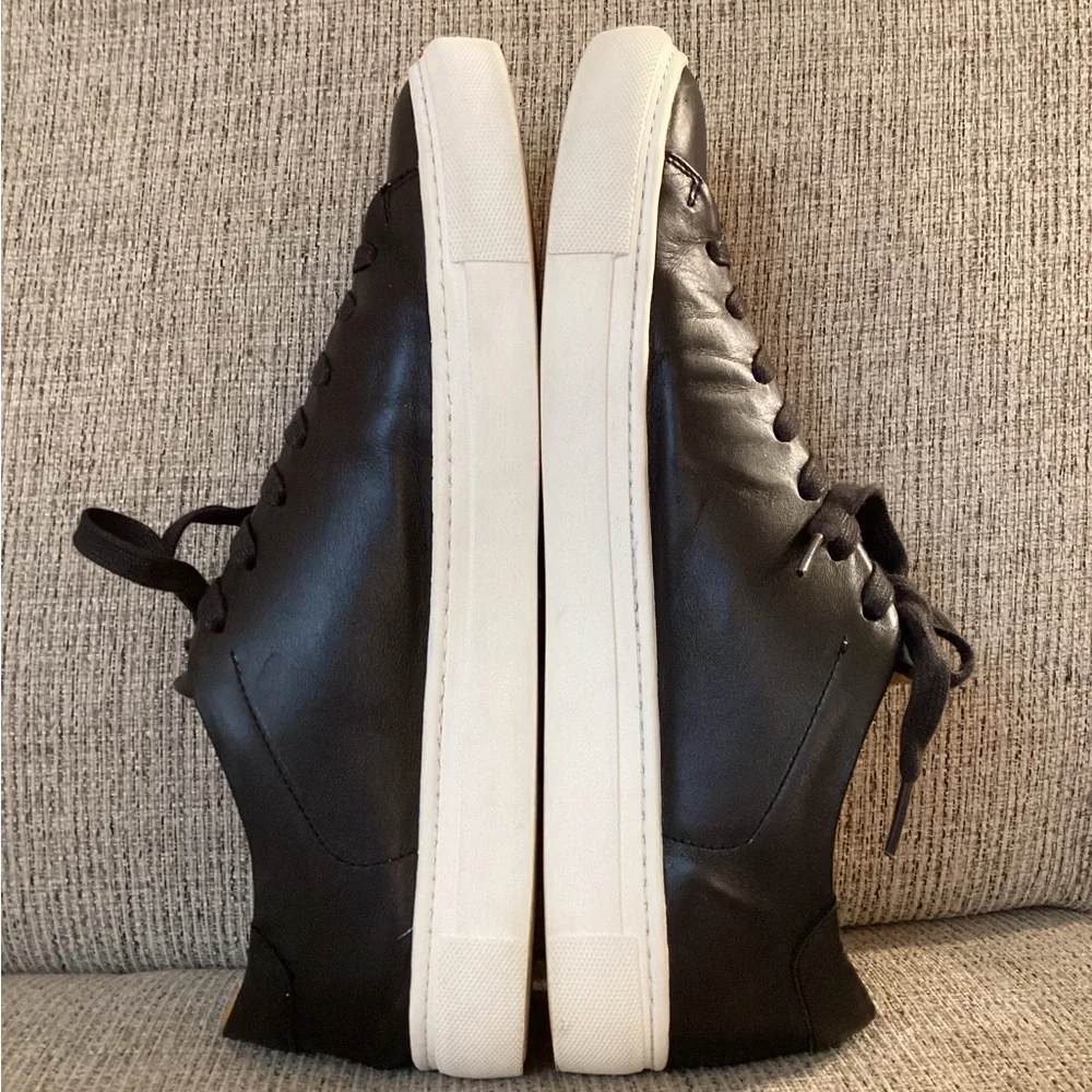 Beckett Simonon Black Leather Sneakers 11.5 44.5 common projects